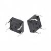 Suministro interruptor táctil TS-F004 4 pines 8*8*5.5 botón suave de silicona silencioso pin de cobre botón de pin