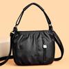 Cross-border Urban 2024 Nova Bolsa Plissada Feminina Moda All-match Ombro Crossbody Bolsa Feminina Bolsa Vintage Mom