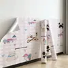 Papel pintado autoadhesivo lindo de dibujos animados, pegatinas de pared impermeables, papel pintado para el hogar, pegatinas decorativas para pared de fondo de habitación infantil, dormitorio