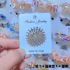 Broche de Mariposa Hueca con Diamantes AB Iridiscentes para Mujer, Pin de Mariposa de Diamantes Lujoso a Todo Color para Trajes y Abrigos, Broche Elegante y Lujoso