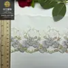Renda Bordada Cor Vibrante Malha Acessórios 11cm Acessórios para Roupas Infantis Lolita Renda Pontilhada Atacado