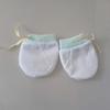 Luvas Faciais Anti-arranhão para Bebê Malha Bebê Verão Fina Seda Gelo Alta Elasticidade Ajustável Pequenas Luvas Protetoras para Recém-nascidos