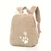 Bolsa de comercio exterior más vendida mochila impresión digital pana multicolor nuevo color liso linda bolsa escolar