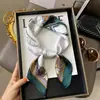 Bufanda de seda cuadrada de seda, bufanda fina de alta calidad para mujer, elegante bufanda con estampado, protección para el cuello, bufanda decorativa, venta al por mayor