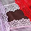 Ropa Interior Sexy Europea y Americana para Mujer Encaje Cintura Baja Malla Transparente Ropa Interior para Mujer Calzones de Algodón Puro Ultrafinos Fabricantes para Mujer