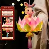Linternas del Festival de Medio Otoño, Linternas de Conejito, Paquetes de Materiales Hechos a Mano para Niños, Linternas de Palacio Luminosas de Mano, Juguetes de Puesto