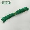 Cuerda de algodón de color de 3-4 mm de grosor, hecha a mano, tejida DIY, cuerda de poliéster y algodón, cuerda para atar, cuerda para tapicería tejida