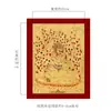 Pintura colgante Thangka nepalí pintada a mano "Ley de protección mágica Yan" decoración de sala de estar tarjeta dorada "bajar al Demonio Yan" mural