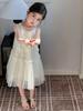 Vestido de Malla Floral para Niña 2026 Verano Vestido de Gasa sin Mangas para Bebé Vestido de Princesa Vestido de Gasa Bordado Tridimensional
