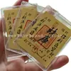 Casa do Tesouro Cartão Dourado Ouro Puro 999 Adesivo para Celular, Amuleto Trazedor de Sorte e Atraente de Tesouros, Souvenir Gift Cultural e Criativo da Montanha Putuo