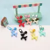 Presentes Criativos de Feriado, Pingente de Sino Cão Balão Colorido Estéreo, Chaveiro, Bolsa, Estojo, Acessórios, Decoração de Papelaria