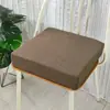Al por mayor de fábrica cojín de esponja imitación lino engrosado algodón y lino imitación cojín de sofá alfombrilla japonesa de color sólido para adoración de Buda