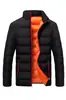 Chaqueta deportiva de algodón gruesa de comercio exterior para otoño e invierno para hombre, cárdigan con cuello mao, abrigo de algodón para exteriores, ropa exterior casual, ropa de algodón cálida al por mayor