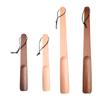 Suministro Directo de Fábrica de Calzadores de Madera Maciza para Uso Doméstico, Ayudas para Calzar de Madera con Mango Largo para Mujeres Embarazadas, Personas Mayores y Personas Perezosas, Elevadores de Calzado Extensibles
