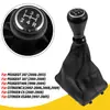 Adecuado para Peugeot 206307 Citroen Palanca de Cambios de Coche 406 Palanca de Cambios Cubierta Antipolvo Accesorios de Palanca de Cambios