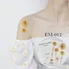 Nuevas Pegatinas de Tatuaje de Flores Impermeables de Rui Ka Long, Pegatinas Faciales, Pegatinas para Brazos, Unisex, Pequeñas Pegatinas de Margarita Más Vendidas