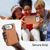 Adequado para iPhone Duo: Capa flip, dobrável, carregamento sem fio, compatível com MagSafe, suporte para carro, capa protetora magnética