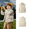 Colete de Penas Balabala para Crianças Meninas e Meninos, Jaqueta Pai-Filho, Nova Roupa Infantil para Outono e Inverno 2025, Quente