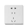Tomada com Interruptor de Sobrepor com Caixa Base, Sete Furos, Nove Furos, Painel Grande Branco, Fiação Exposta, Um ou Dois Módulos, Painel de Cinco Furos, USB