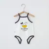 Mameluco de Verano sin Mangas para Bebé Niña con Protección para la Barriga, Traje de Una Pieza Delgado Triangular para Gateo de Recién Nacidos