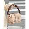 518577 bolso de otoño e invierno para mujer bolso cuadrado TAGI con forma de pastel de huevo bolso de plumas bolso de hombro bolso de queso bolso de almohada