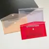 Bolsa Plástica com Fecho Horizontal A5 Bolsa de Coleta de Informações Bolsa para Guardar Contas Bolsa de Arquivo