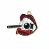 Accesorios decorativos de goteo de aceite para Halloween Colgantes DIY de calabaza, fantasma, calavera Cadenas para teléfono Llaveros Adornos
