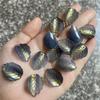 20 piezas de 16*23mm de esmalte coloreado dorado hoja de fresa tridimensional diy horquilla antigua horquilla de jade material floral