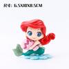 Figuritas de Princesa Versión Q Cenicienta Elsa Anna Alicia Pastel de Helado Al Por Mayor Lindas