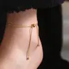 Collar Ajustable Deslizante para Mujer 2026 Nuevo Modelo Acero de Titanio No se Desvanece Cadena para Clavícula de Verano Diseño de Nicho de Lujo Ligero Moderno