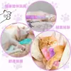 Juguete de almohada de gato con gradiente de felpa, juguete para gatos con hierba gatera, palo teaser masticable para gatos, juguete masticable duradero para moler dientes
