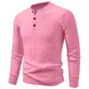 Venda Quente 2026 Suéter Masculino Tricô Transfronteiriço Outono Inverno Novo Padrão Torcido Moda Solto Gola V Camisa Versátil Camada Base