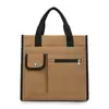 Bolso de Lona de Moda Transfronterizo para Mujer Estudiante Universitaria Bolso Tote para el Trabajo Oficinista Bolso para Tableta