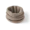 Suave y Pegajoso Cachemir 26 Otoño/Invierno Nuevo para Mujer Tejido de Punto Trenzado Calentador de Cuello Color Sólido Simple Versátil Protección Cálida para el Cuello Bufanda de Punto
