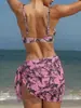 2027 Nuevo Bikini Cruzado de Amazon con Estampado, Copas de Triángulo, Atado Sexy, Traje de Baño de Comercio Exterior Europeo y Americano para Mujer