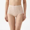Roupa Íntima Feminina de Modal, Renda Sem Costura de Cintura Média, Forro 100% Algodão Macio, Série de Cores Morandi, Sensação Sexy e de Alto Padrão
