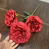 Flores Artificiales Grandes Austin Falsas al por Mayor Arreglo Floral de Piso para Salón de Bodas Accesorios Decoración del Hogar Flores Artificiales