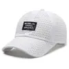 Nueva gorra de béisbol compuesta perforada para deportes al aire libre, gorra nueva ganadora para hombres y mujeres, sombrero con visera solar transpirable