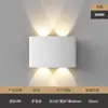 Luminária de Parede Externa LED Super Brilhante À Prova D'água Dupla Cabeça Externa Criativa Quarto Mesa de Cabeceira Sala de Estar Corredor Parede Externa Luminária de Parede Decorativa