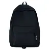 Mochila Minimalista Original com Design Único, Estilo de Nicho para Alunos do Ensino Médio e Universitário, Mochila Escolar Simples para Mulheres, Grande Capacidade, Mochila de Cor Sólida, Tendência