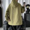 Ge Hua Primavera e Outono Ins Moletom Masculino Estilo Coreano Estilo Funcional Jaqueta Com Capuz Solta Marca Da Moda Manga Longa Fina