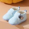 Sapatos de bebê transfronteiriços femininos de inverno sola macia 0-12 meses sem cair dos pés sapatos de algodão sapatos frontais masculinos para bebês e crianças pequenas 3 solas macias