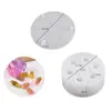 Molde de yeso y cemento para dados bala de siete piezas de cristal epoxi, caja de almacenamiento para dados bala, molde de silicona