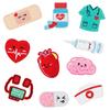 Band-Aid Bordado Computadorizado Zhang Zi Roupas Patch Decorativo Pílulas Desenho Animado Órgãos Humanos Adesivo de Tecido Bordado Coração