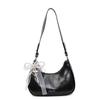 2025 Popular Moda Francesa Simple Bolso de Axila para Mujer Moda de Alta Gama Versátil Estilo Extranjero Bandolera de Hombro Único