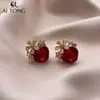 Aitong Design de Joias, Luxo Acessível e Brincos de Alta Qualidade, Pétalas Elegantes Cintilantes, Brincos de Nicho, Brincos com Franjas de Zircônia