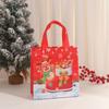 Sacolas de Embalagem para Presentes com Tema de Natal Sacolas de Não Tecido Sacolas Tote Coloridas Estampadas Sacolas de Embalagem para Presentes de Festa Atacado
