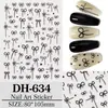 Adesivos de Unha de Laço Doce, Simples e Versáteis Laço DIY Acessórios de Adesivos para Nail Art Dh634