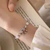 Pulsera Ping An Ojo de Gato para Mujer Nueva Pulsera China Nicho Vintage Estilo Nacional Moda Sentido de Alta Gama Pulsera de Tirar