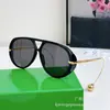 Óculos de Sol Retro de Designer Luxuoso para Mulheres e Homens Estilo Aviador Celebridade da Internet Estrela Retro Novo Uv400 Bv1273 1273